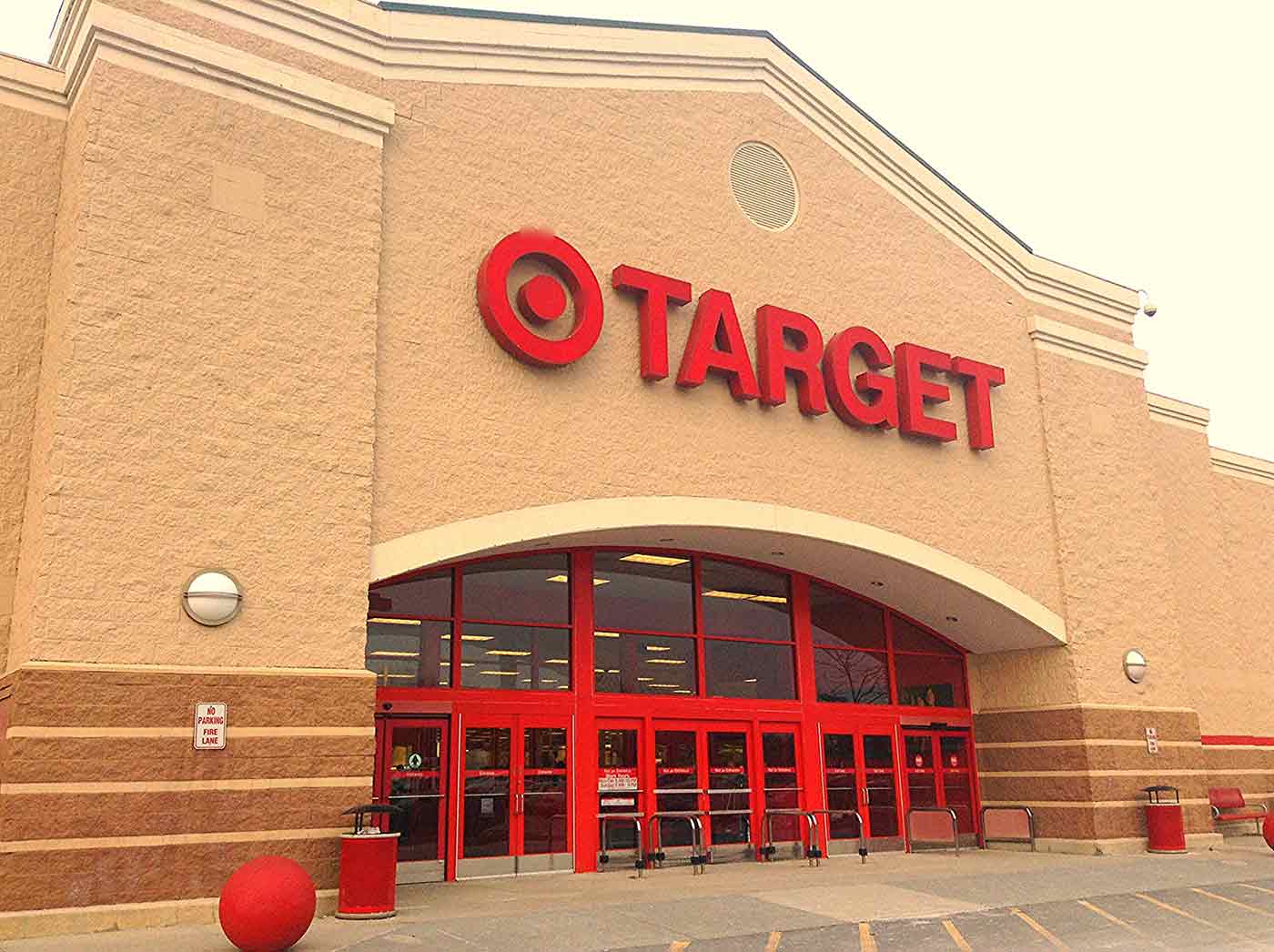 Commercial exterior painting project completed for Target Stores
