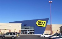 Completed commercial exterior painting project for Best Buy